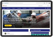Manufacturing intranet example